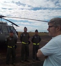Director de la Aerocivil visitó Grupo Aéreo del Oriente en Vichada