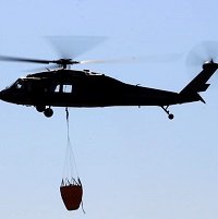 Fuerza Aérea alista Bambi Bucket para la extinción de incendios forestales en Vichada 