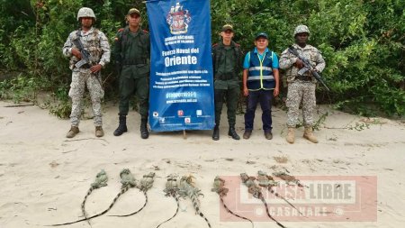 Operativos contra el comercio ilegal de fauna silvestre en Vichada y Meta realiza Armada Nacional 