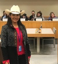 Senadora Amanda Rocío González asistió en Nueva York a sesión de la Comisión de la condición de la mujer convocada por la ONU y la IPU