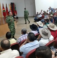 Ejército precisó a gremios de Casanare Plan Bicentenario y permisos especiales de porte de armas 