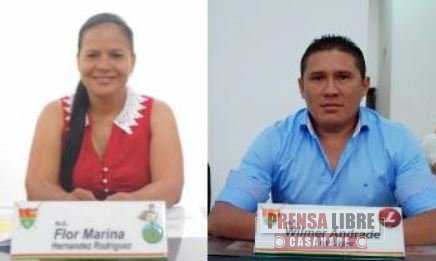 Luego de bochornoso episodio en el Concejo de Yopal, concejales Leal y Hernández conciliaron diferencias 