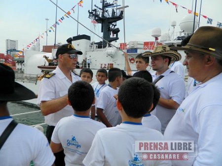 Casanare maravilla a los marinos del mundo en Cartagena