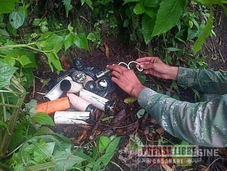 En La Salina Ejército halló artefactos explosivos de alto poder 