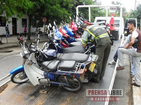 Este sábado nuevamente restricción a motos en Yopal