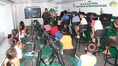 Bus interactivo de la Policía Nacional recorrió Yopal educando sobre drogas y violencia