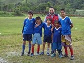 Campeonato infantil de futbol 5 en Sácama