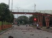 Fuertes disturbios anoche en Yopal 
