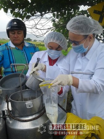Operativos de control a expendedores de leche cruda en Yopal