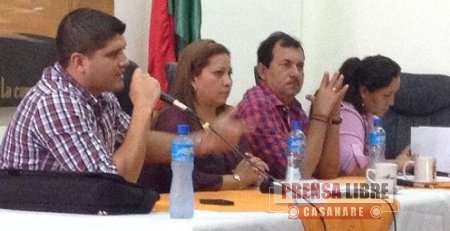 Sesión sobre seguridad en Casanare en la Asamblea Departamental