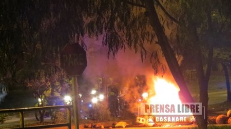 Fuertes disturbios anoche en Yopal 