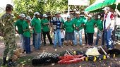 Recuperadores ambientales en el Vichada embellecieron Cumaribo 