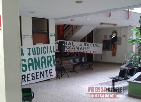Rama Judicial en Casanare se sumó a cese de actividades de Asonal
