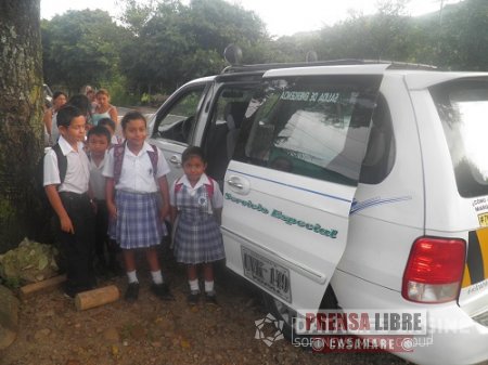 Desde esta semana estudiantes de 12 Instituciones de Yopal cuentan con Transporte Escolar
