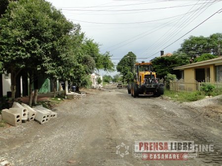En un 60% pavimentación del barrio 20 de julio de Yopal. Anuncian otros tramos
