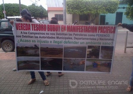 Marcha de protesta contra la petrolera Perenco anunciaron comunidades de Aguazul