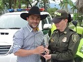 Comandante de la Policía Casanare evaluó avance de construcción de nueva sede de la institución en Monterrey