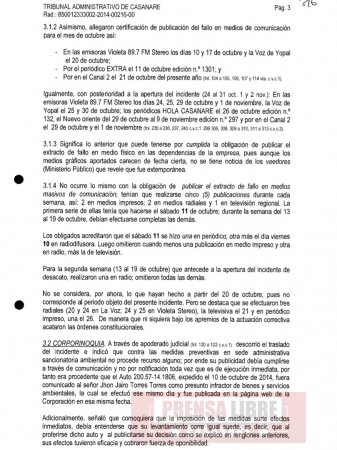 Tribunal Administrativo de Casanare abrió orden de desacato a John Jairo Torres y le impuso multa por ciudadela La bendición