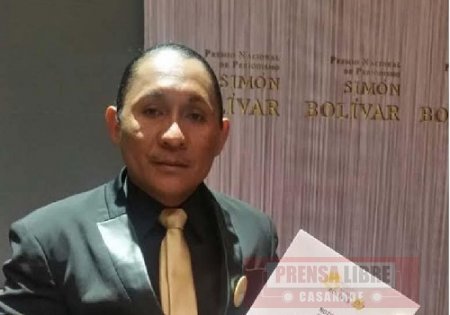 Gobernación de Casanare destacó premio Simón Bolívar ganado por  corresponsal de Caracol tv., Alexander Guerrero