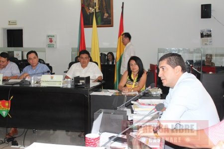 Celemín volvió a radicar proyectos de concesiones en el Concejo de Yopal