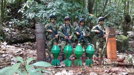 En Arauca Ejército Nacional destruyo artefactos explosivos y halló sustancias psicoactivas 