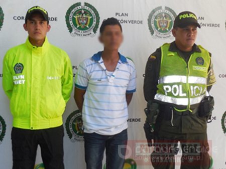A la cárcel de Yopal fue enviado peligroso integrante de la red sicarial de la banda criminal Libertadores del Vichada