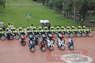 20 nuevas motocicletas entregan hoy a la Policía y el Ejército Nacional
