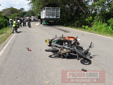 Una persona perdió la vida en un accidente de tránsito en San Luis de Palenque