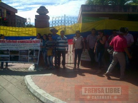 Comunales de Aguazul descontentos con Alcalde Camacho por aplicación de política pública de empleo
