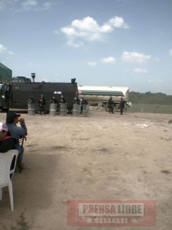Esmad atacó a comunidades del sur de Tauramena en defensa de petrolera Geopark
