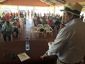 Construcción de 75 pozos profundos, 34 reservorios y siembra de 40.000 árboles prometió el Gobernador en Paz de Ariporo
