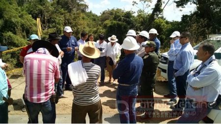 Intervención de la Policía permitió acuerdos entre comunidades y petrolera por daño en un puente en San Luis de Palenque