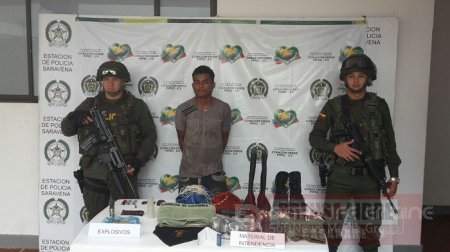 En Saravena fue capturado subversivo de las FARC 