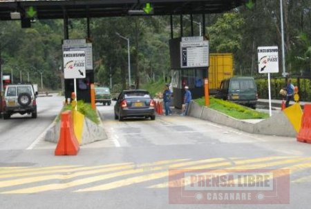 Peaje en Sabanalarga entrará a operar una vez finalicen trabajos de la vía alterna al llano