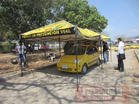 Revisión a taxis que circulan en Yopal se realizará previó a reajuste de tarifas