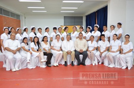 Unisangil impone tocas a estudiantes del programa de Enfermería sede Yopal