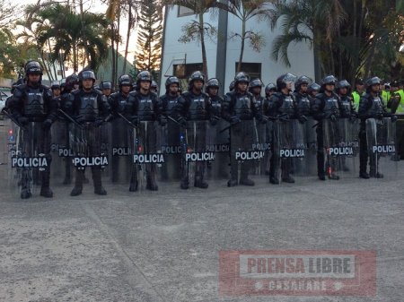 5 nuevos vehículos y 95 equipos antimotines entregó Alcaldía de Yopal a organismos de seguridad