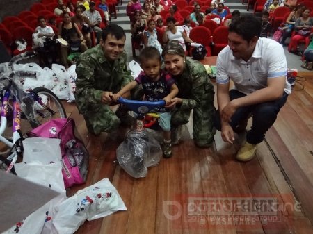 Grupo Aéreo del Casanare entregó obsequios a niños discapacitados en Aguazul