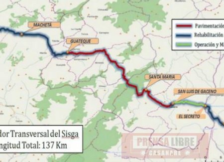 7 propuestas económicas recibió el proyecto de la Transversal del Sisga