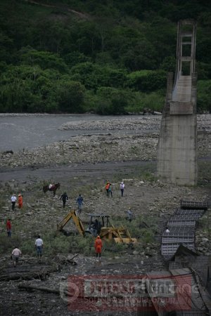 Construirán una tarabita provisional en reemplazo de puente colapsado en Támara