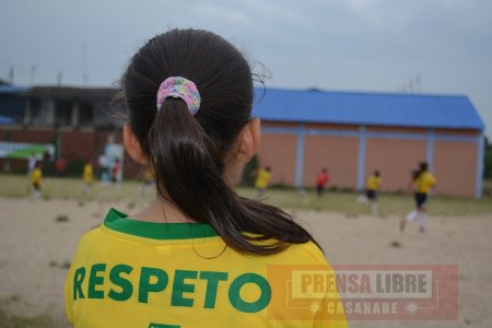Los niños de Fortul en Arauca anotan goles por la vida