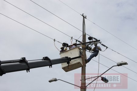 Cortes de energía eléctrica este viernes en Hato Corozal