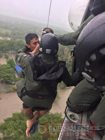Grupo Aéreo de Casanare comprometido con rescate de damnificados por ola invernal