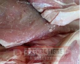 Autoridades sanitarias decomisaron carne de cerdo en Villanueva