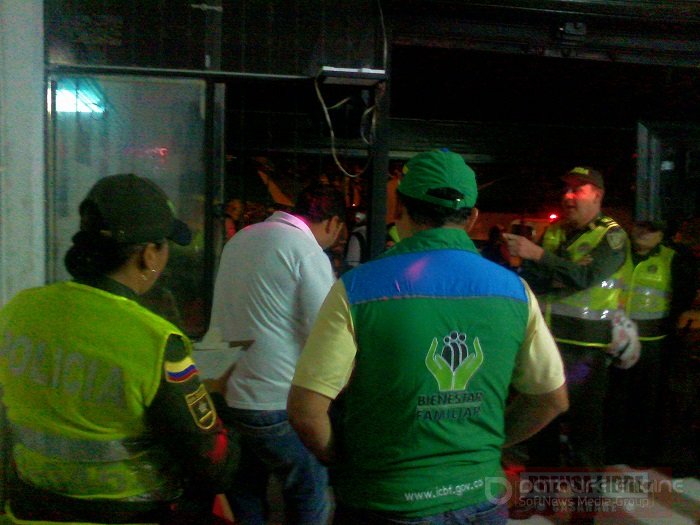 Cinco menores de edad fueron sorprendidos en establecimientos nocturnos del municipio de Yopal
