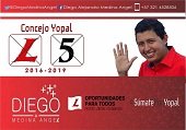 Hoy lanzamiento de campaña al Concejo de Yopal de Diego Medina Ángel