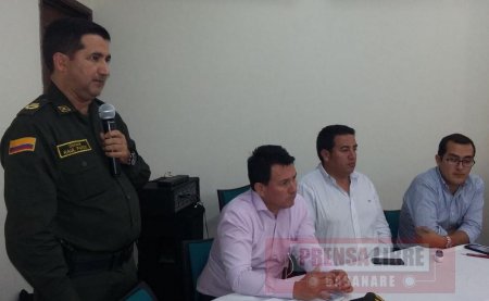 Policía, comerciantes y Alcaldía analizaron problemáticas de  inseguridad en Yopal