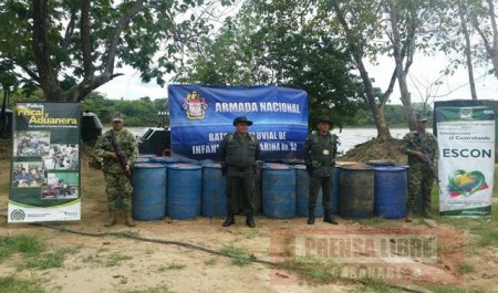 Incautados 2600 galones de combustible de contrabando  en Arauca