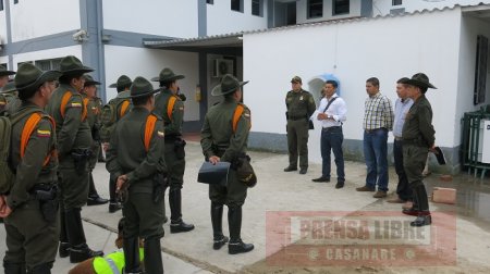 Un grupo de 58 carabineros de la Policía Nacional llegó para reforzar la seguridad en Aguazul
