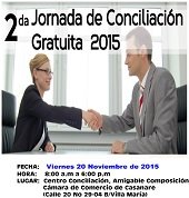 El 20 de noviembre segunda jornada gratuita de conciliación en Yopal